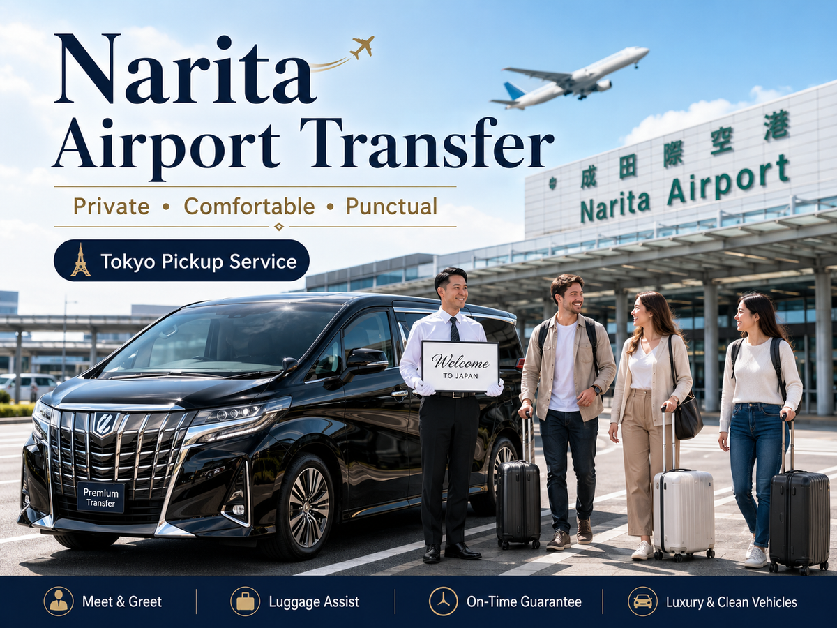 Narita Airport (NRT) to Tokyo Private Transfer – TOUSIN