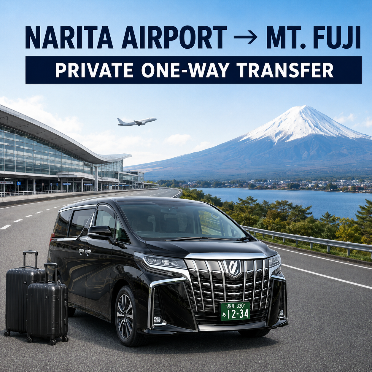 Narita Airport to Mount Fuji private airport transfer